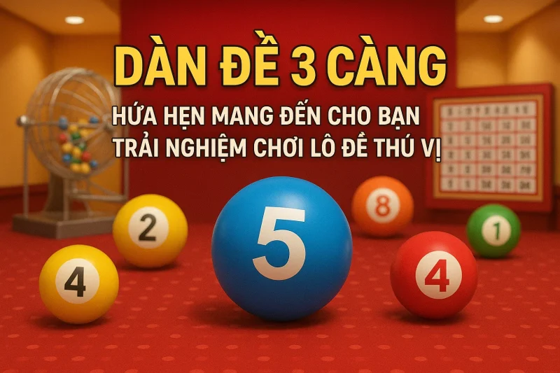 Dàn đề 3 càng hứa hẹn mang đến cho bạn trải nghiệm chơi lô đề thú vị 