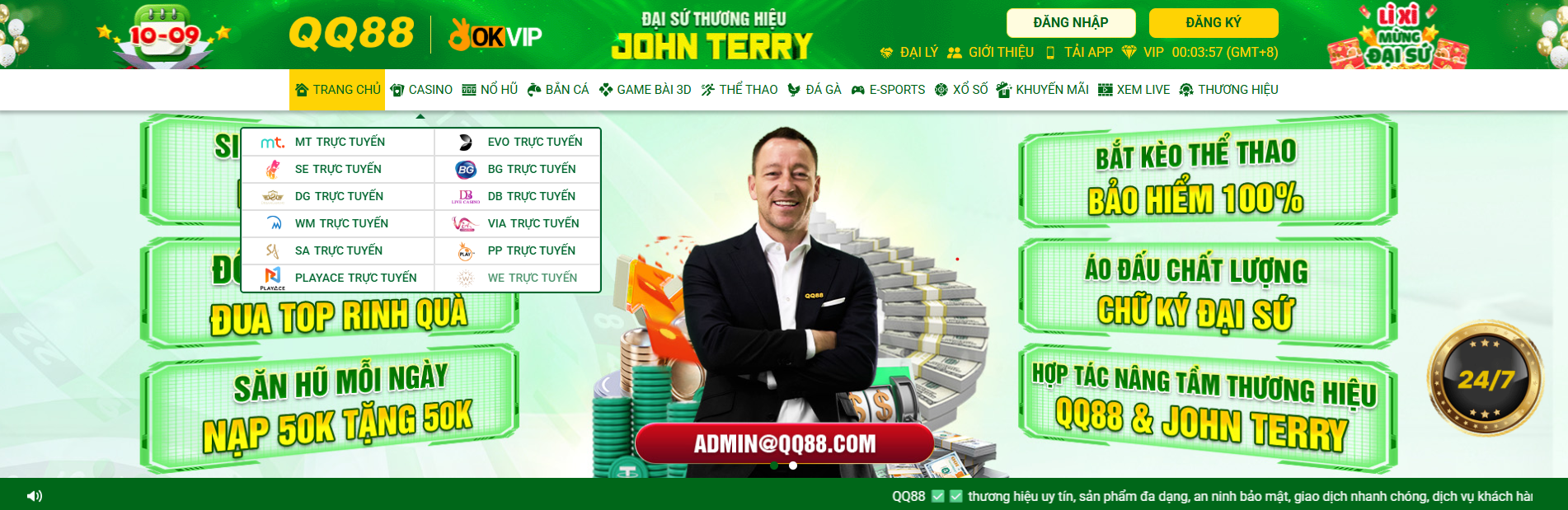 Live Casino tại nhà cái QQ88