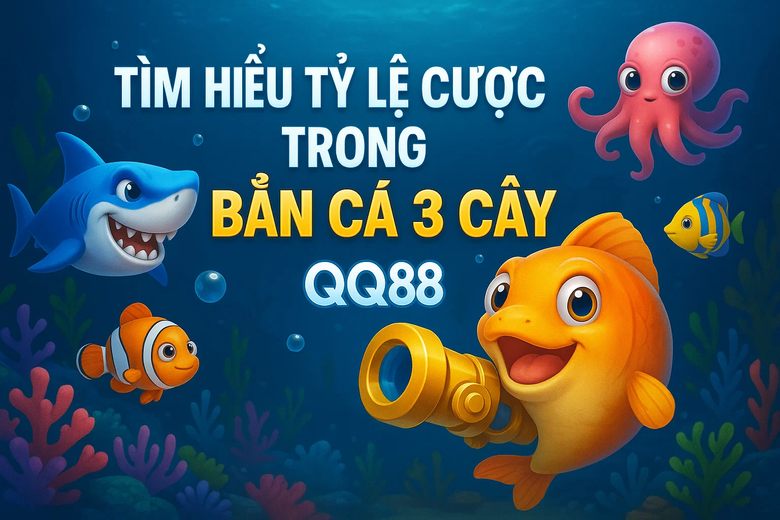 Tìm hiểu tỷ lể cược trong bắn cá 3 cây QQ88
