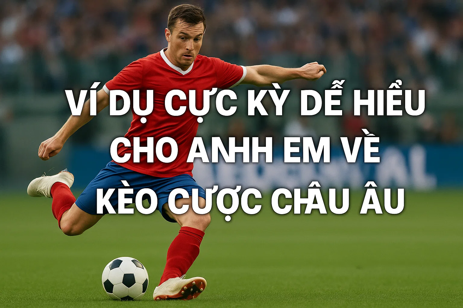 Ví dụ cực kỳ dễ hiểu cho anh em về kèo cược châu âu